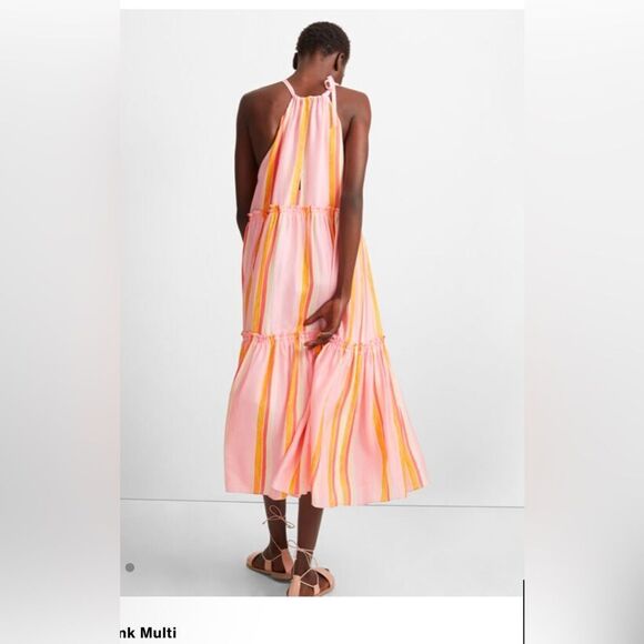 Club Monaco Amira Silk Maxi Dress Size 8 - Picture 2 of 13